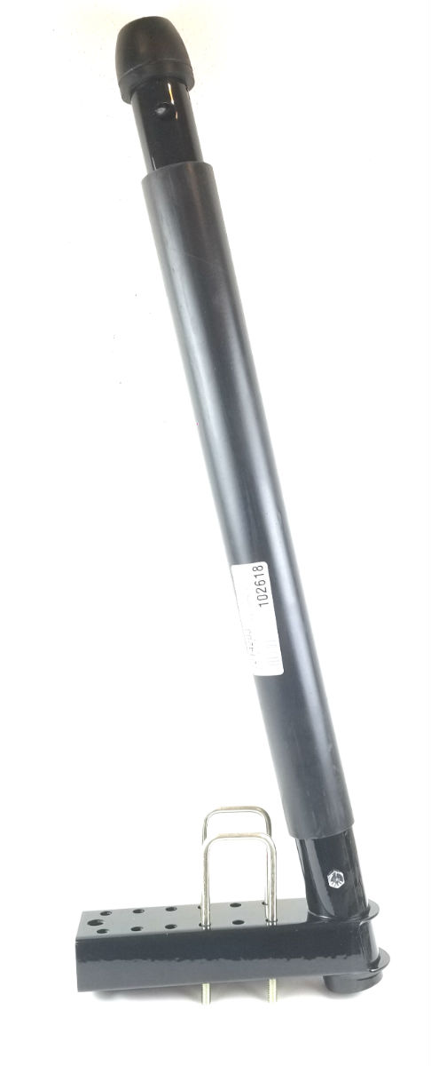 Shorelander TA0271-16 24 Inch Roller Load Guides for 2X4 Frame - Quick Detach Soft Tube Style - Textured Matte Black